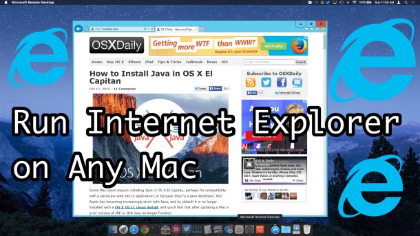 internet explorer 6.0 for mac